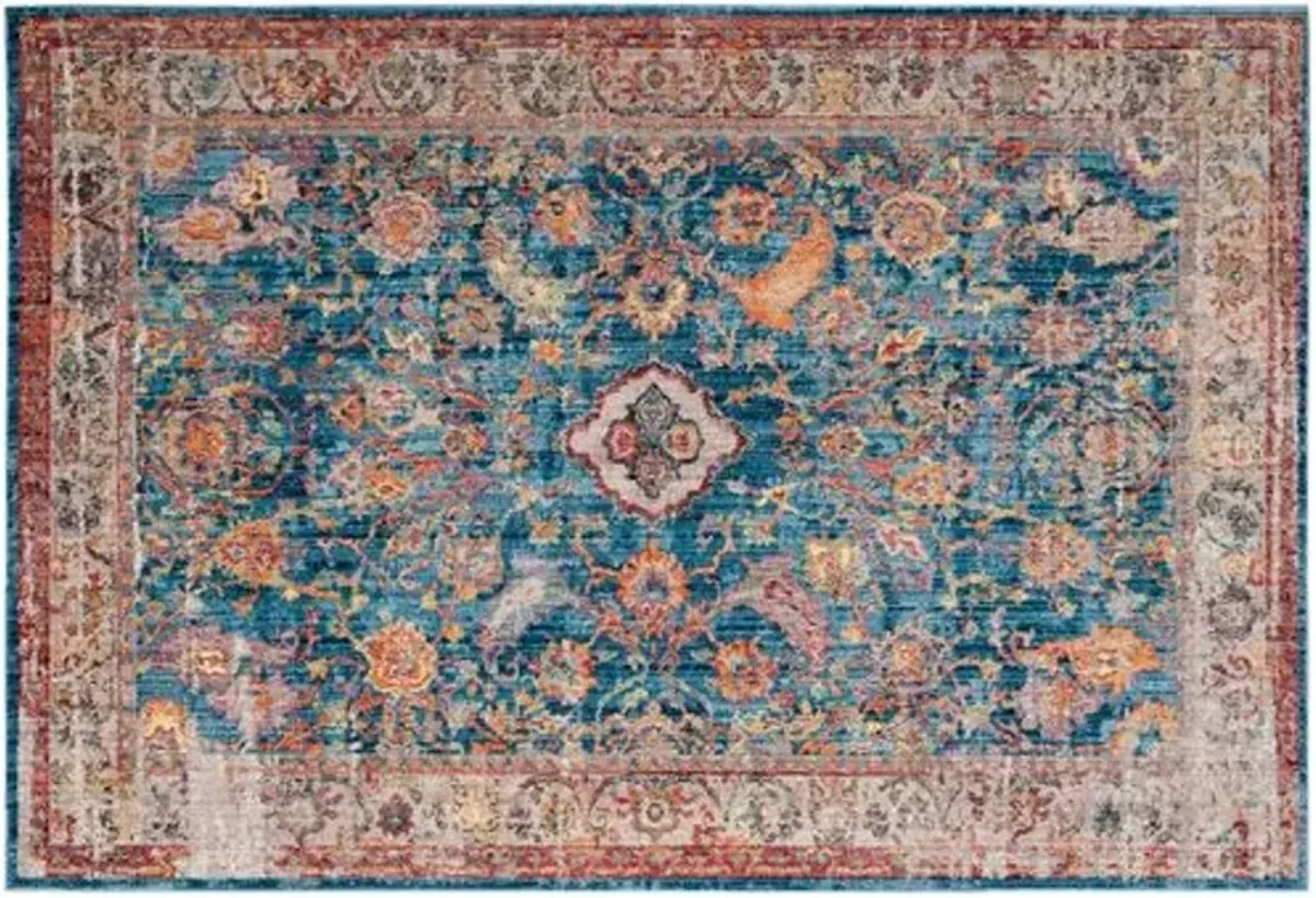 Tolica Rug - Blue/Light Gray - Blue