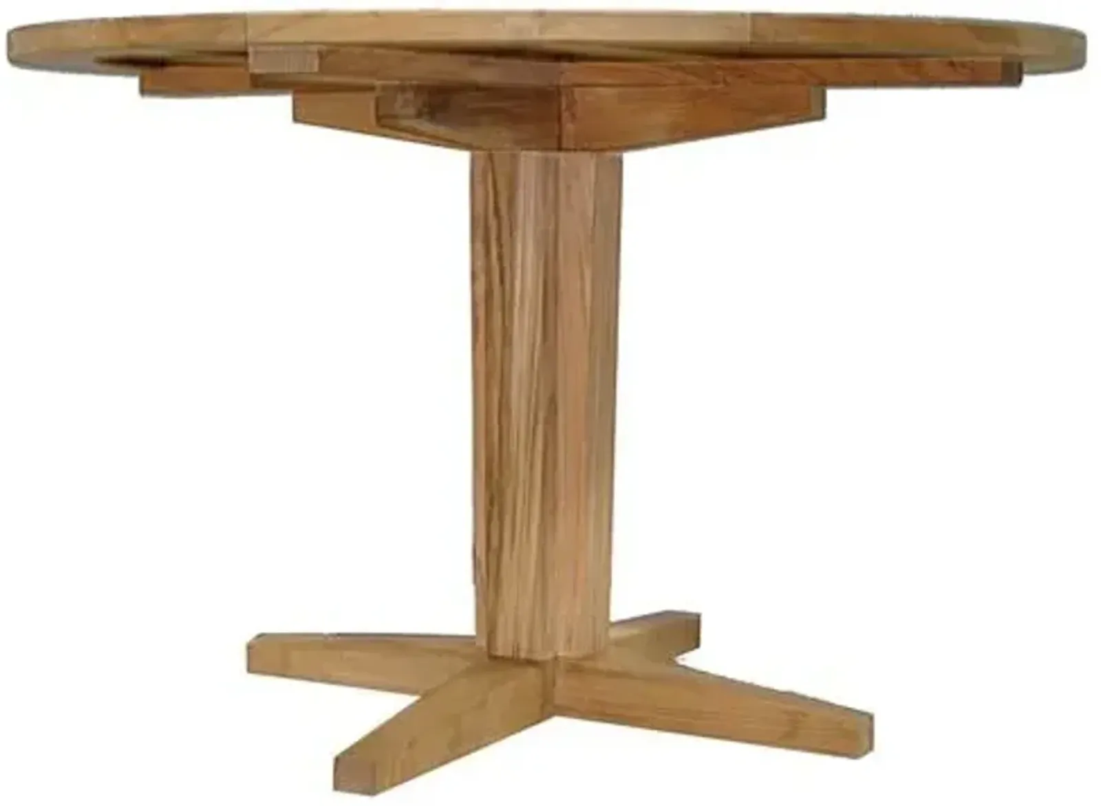 Teak Outdoor Dining Table - Natural - Summer Classics