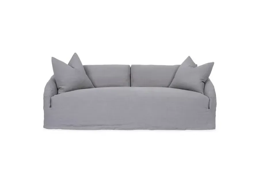 Reilly Slipcover Sofa - Light Gray Linen - Community