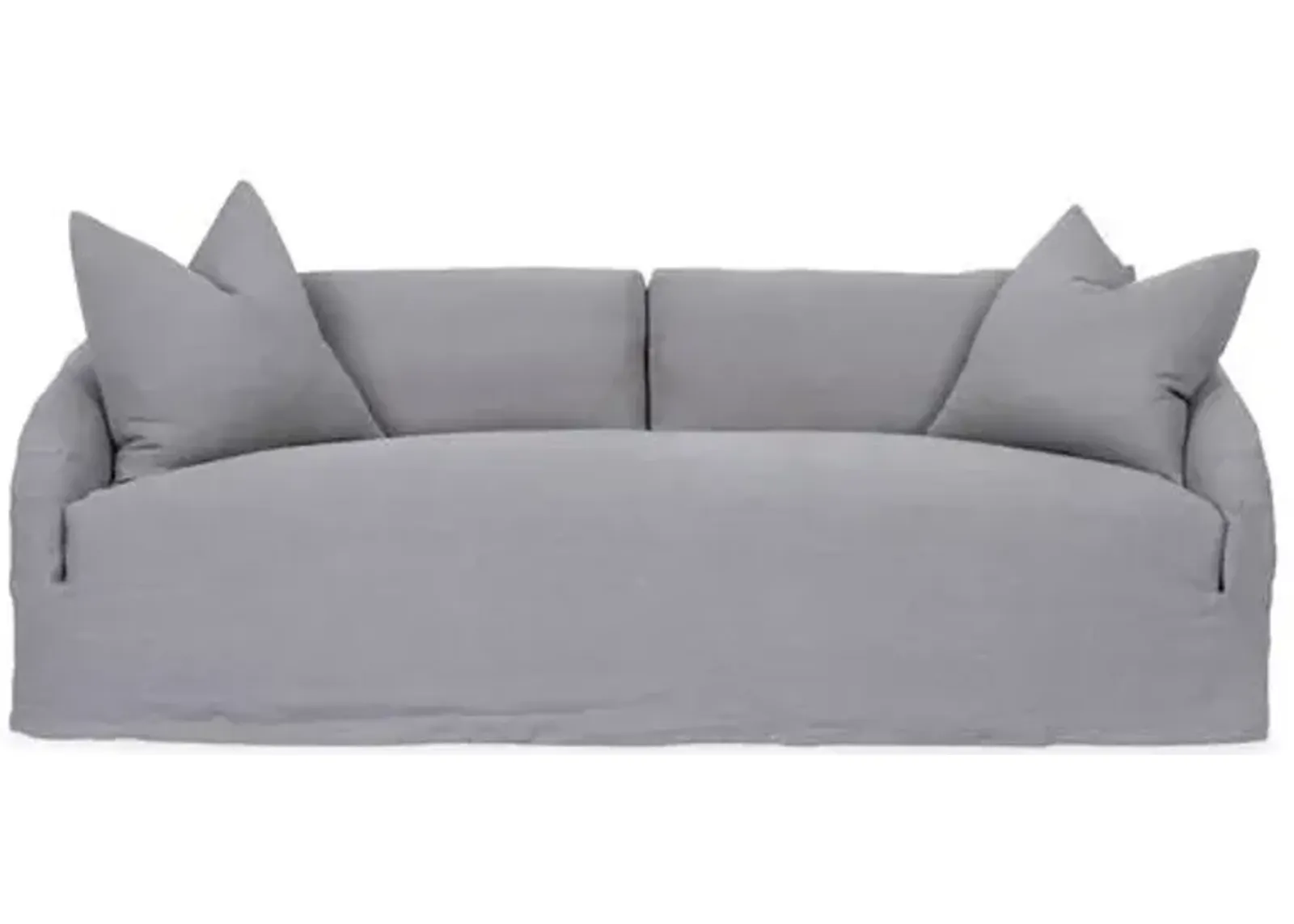 Reilly Slipcover Sofa - Light Gray Linen - Community