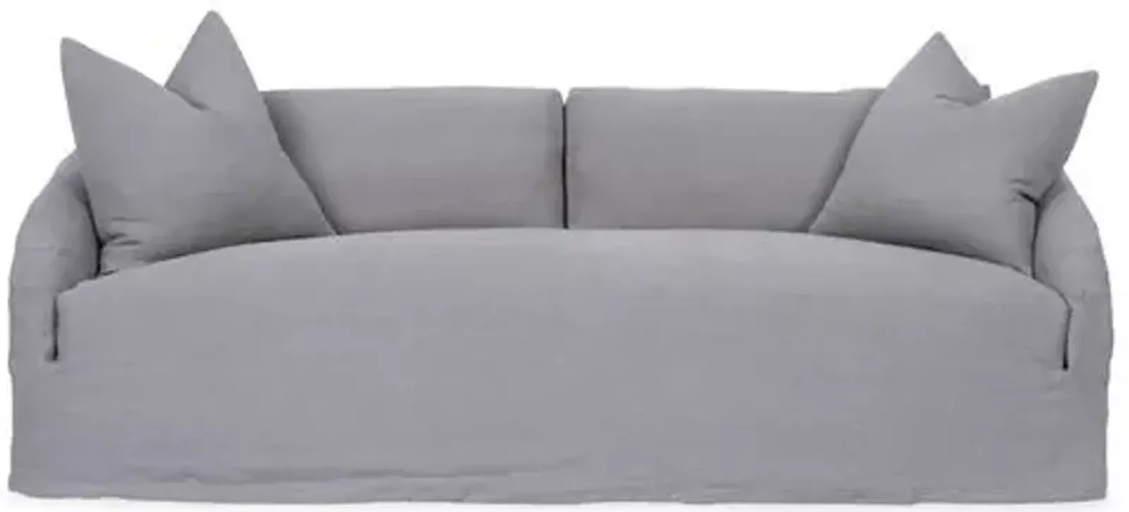 Reilly Slipcover Sofa - Light Gray Linen - Community