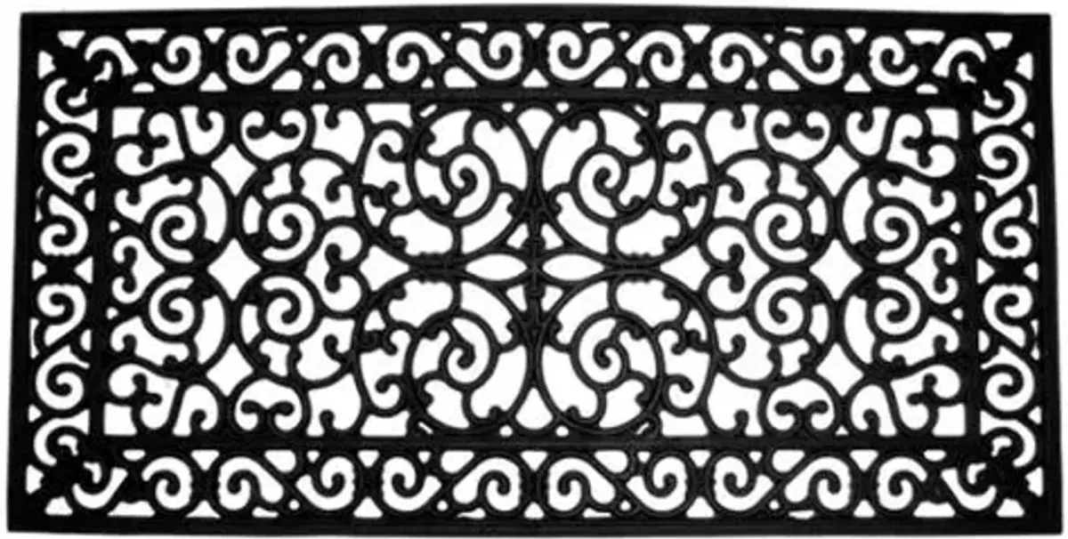 2'x4' Piazzo Doormat - Black