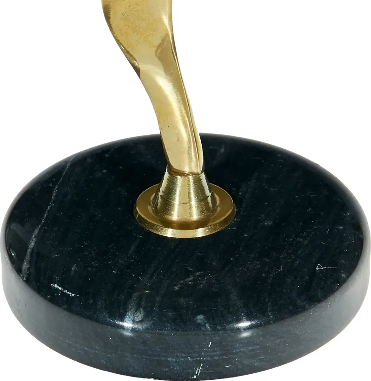 Brass & Marble Seagull Figurine - 2-b-Modern - White