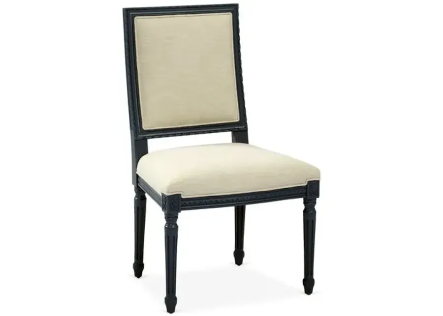 Exeter Side Chair - Ivory Crypton