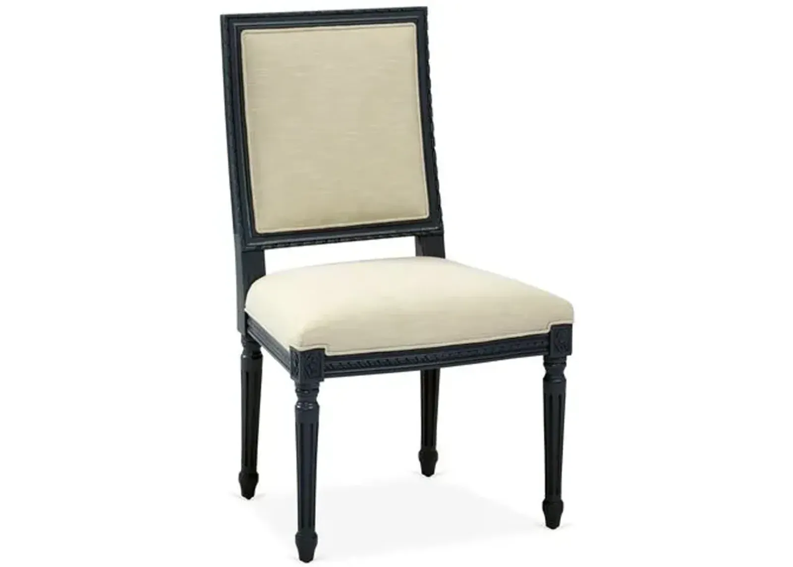 Exeter Side Chair - Ivory Crypton