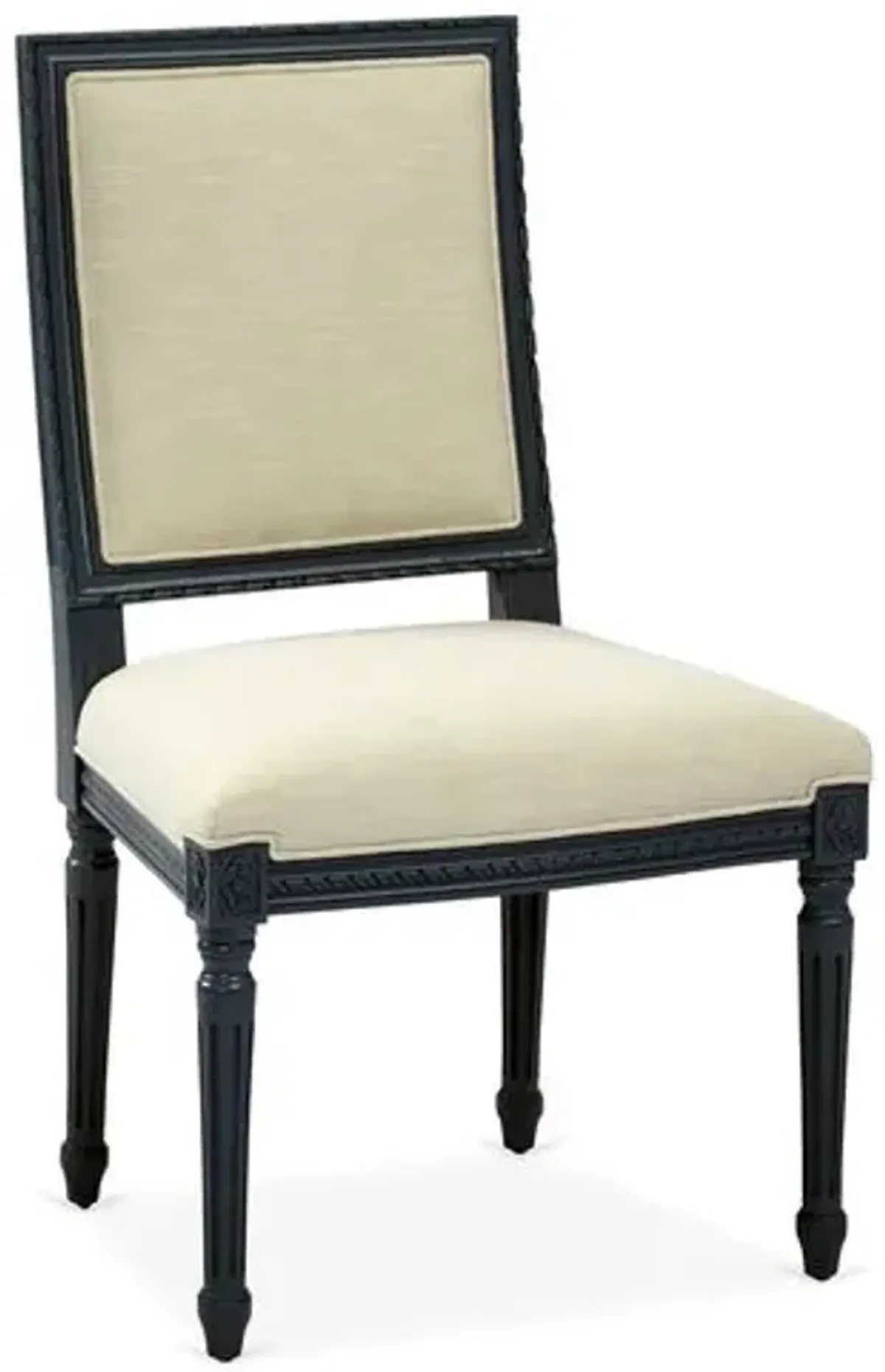 Exeter Side Chair - Ivory Crypton