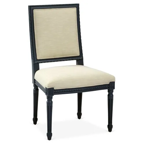 Exeter Side Chair - Ivory Crypton