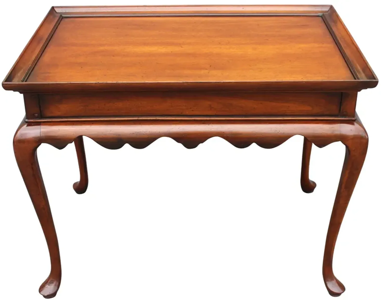 Queen Anne-Style Tea Table - Something Vintage - Brown