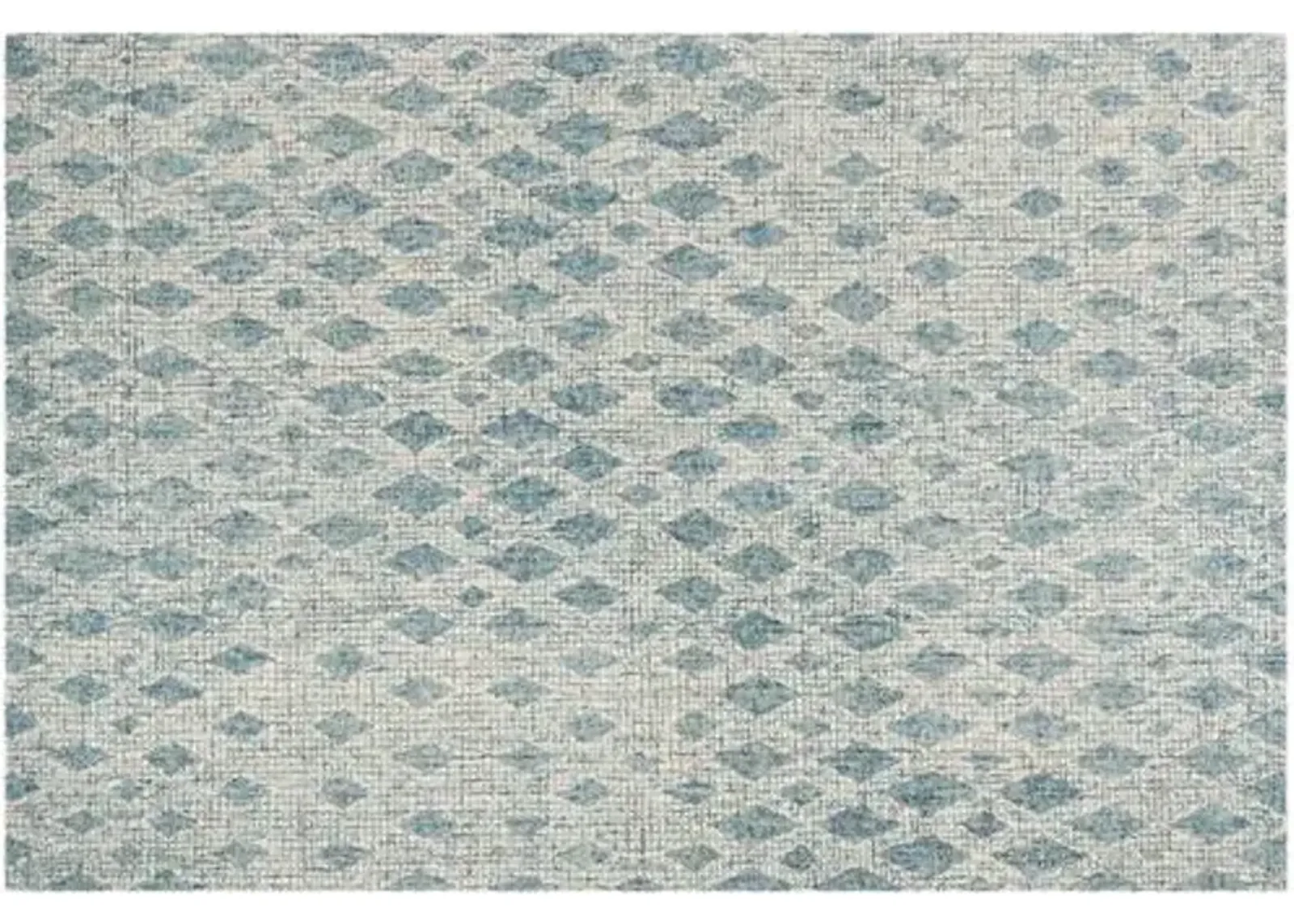 Huck Kids' Rug - Ivory/Blue - Blue