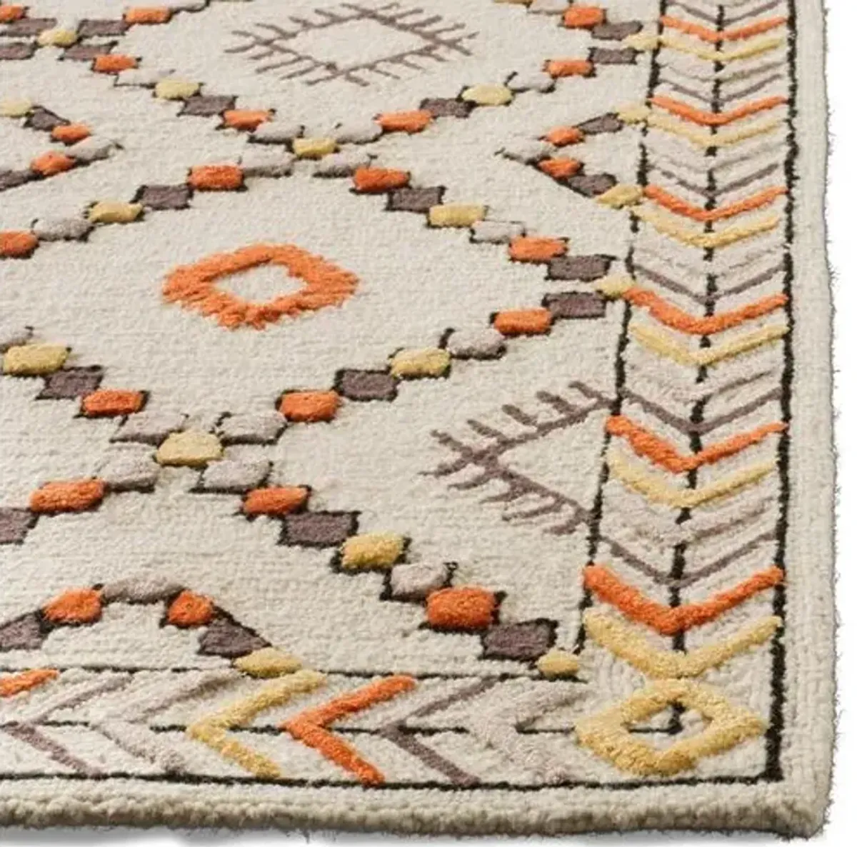 Izo Kids' Rug - Ivory - Ivory