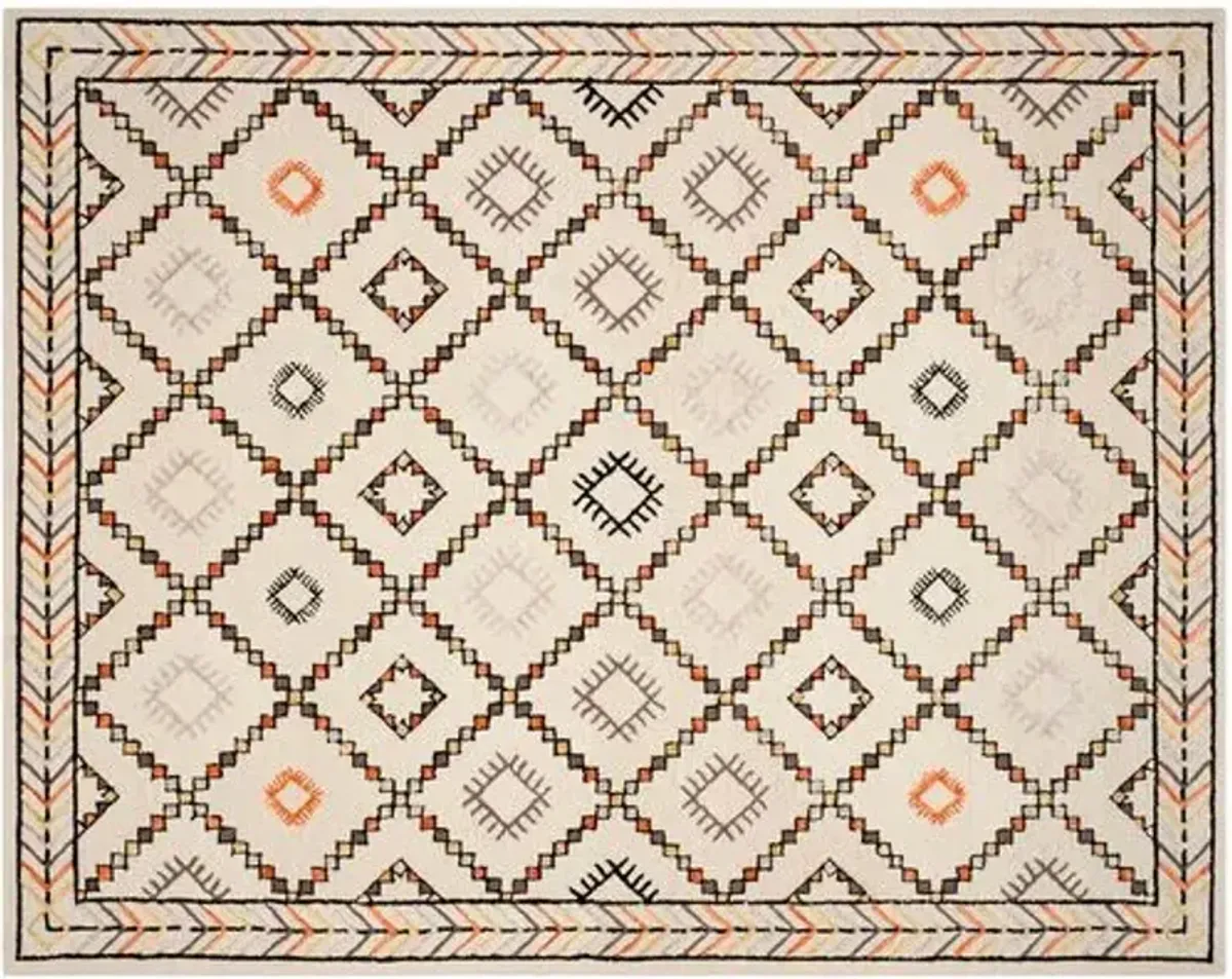 Izo Kids' Rug - Ivory - Ivory