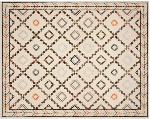 Izo Kids' Rug - Ivory - White - White