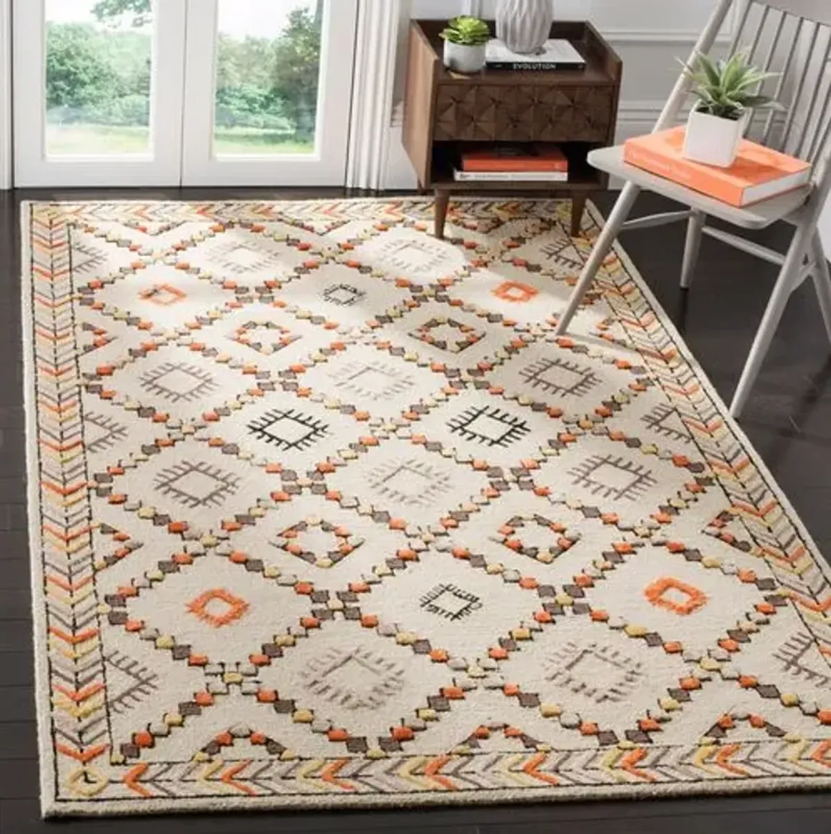 Izo Kids' Rug - Ivory - Ivory