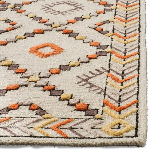 Izo Kids' Rug - Ivory - Ivory