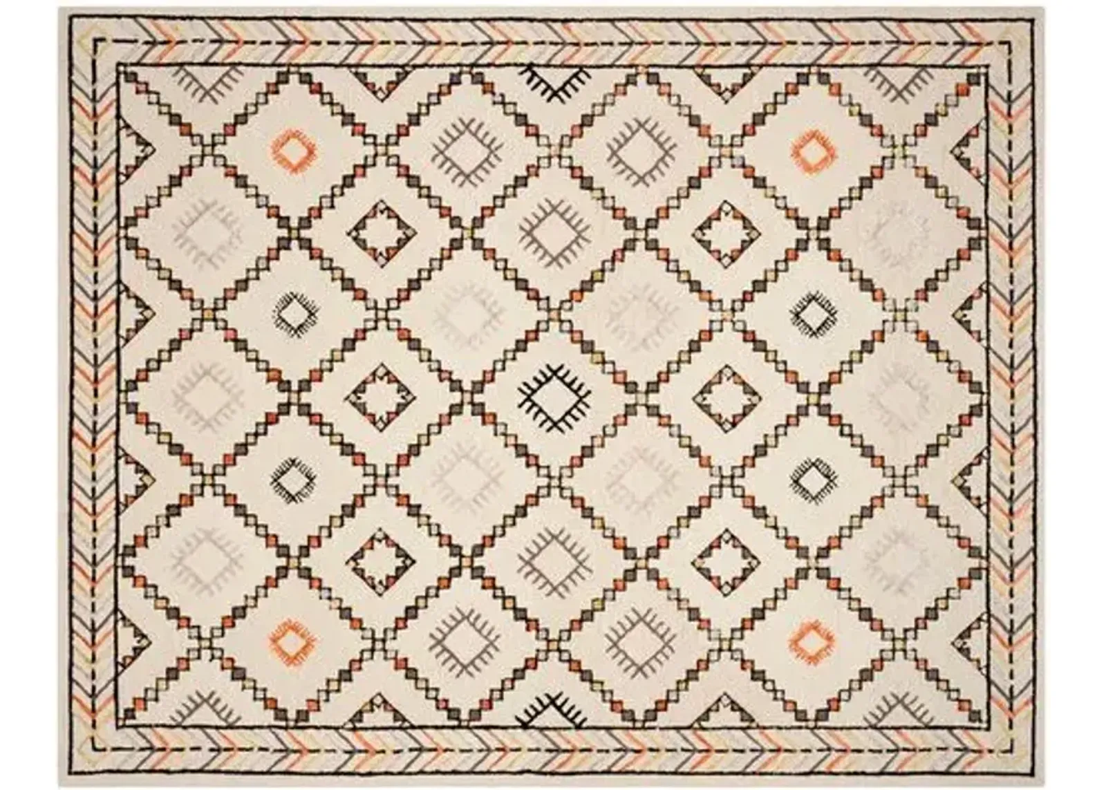 Izo Kids' Rug - Ivory - Ivory