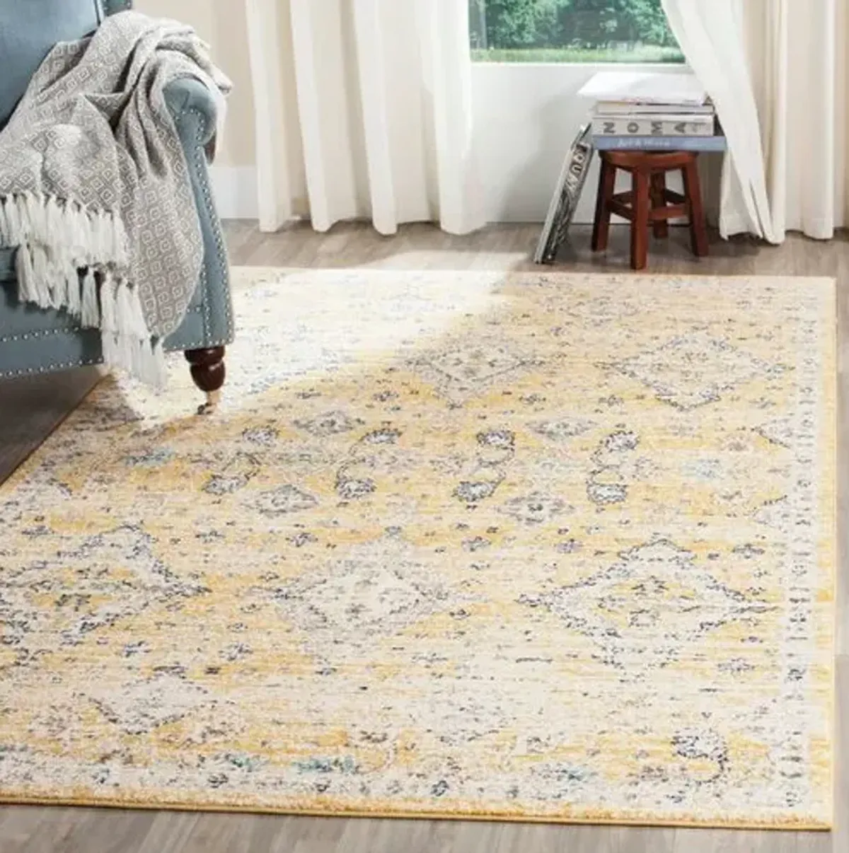 Anaa Rug - Gold/Ivory - Gold