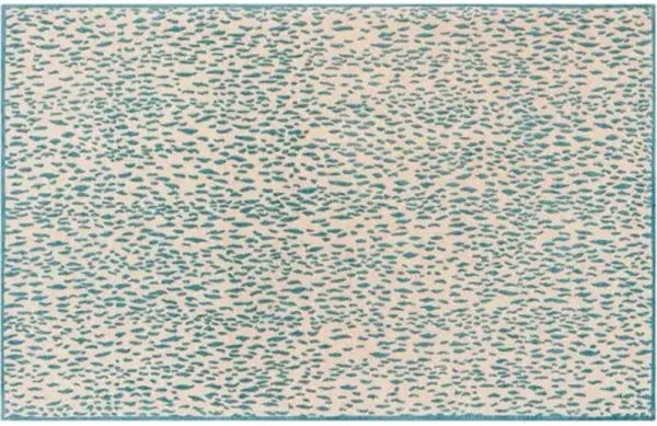 Jusst Rug - Beige/Blue - Blue