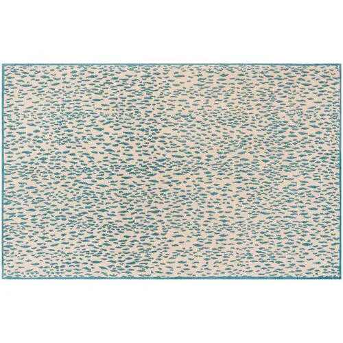 Jusst Rug - Beige/Blue - Blue