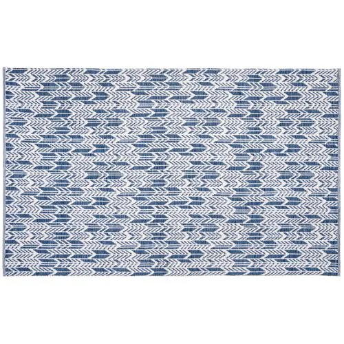 Suj Kids' Rug - Navy/Ivory - Blue - Blue