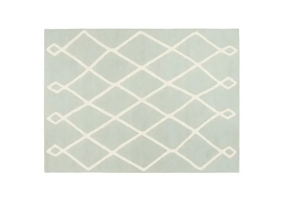 Fiiu Kids' Rug - Mint/Ivory - Green - Green