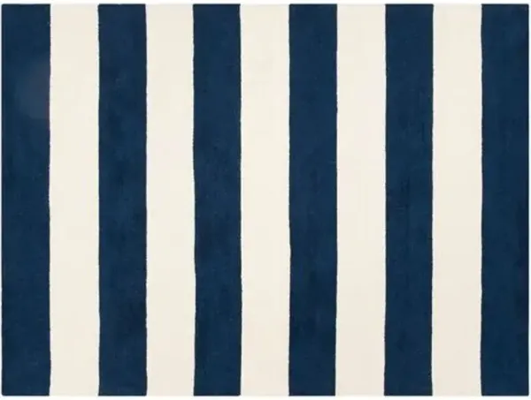 Tuux Rug - Navy/Ivory - Blue - Blue