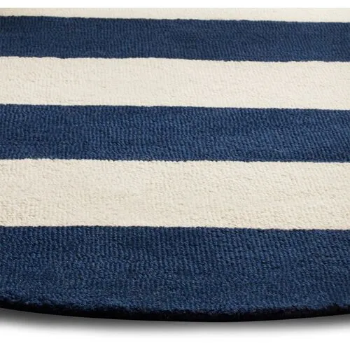 Tuux Rug - Navy/Ivory - Blue - Blue