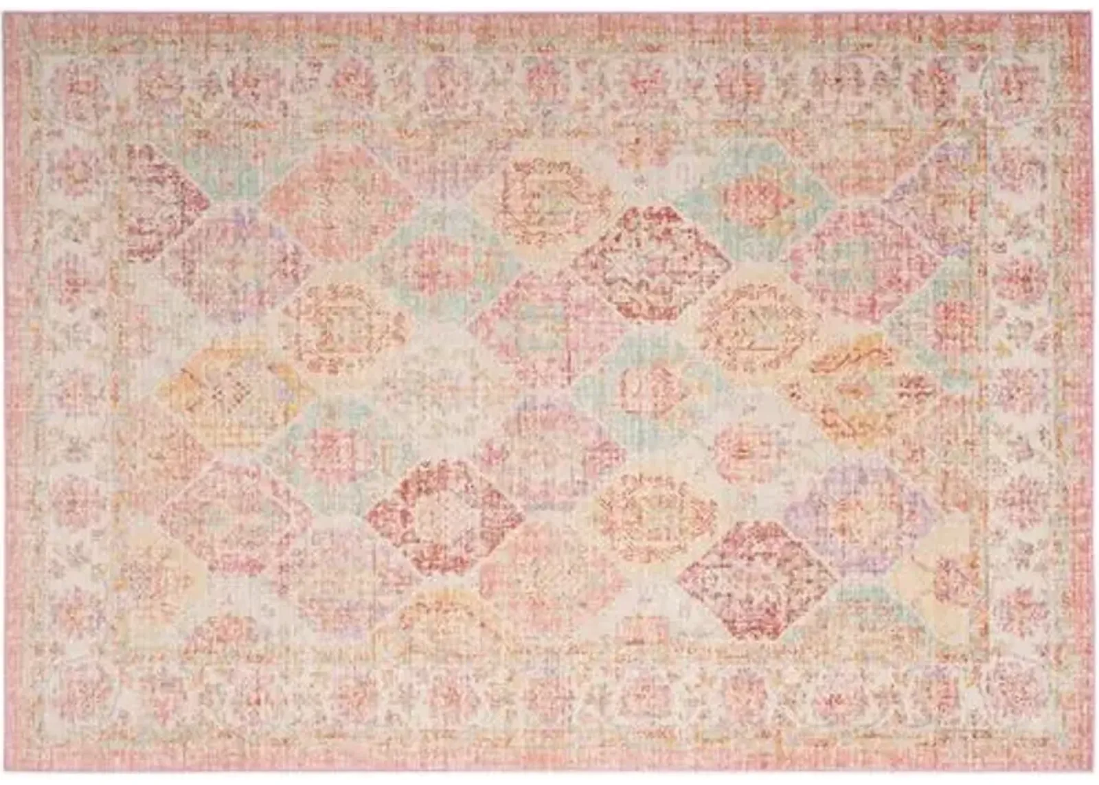 Addae Rug - Pink - Pink