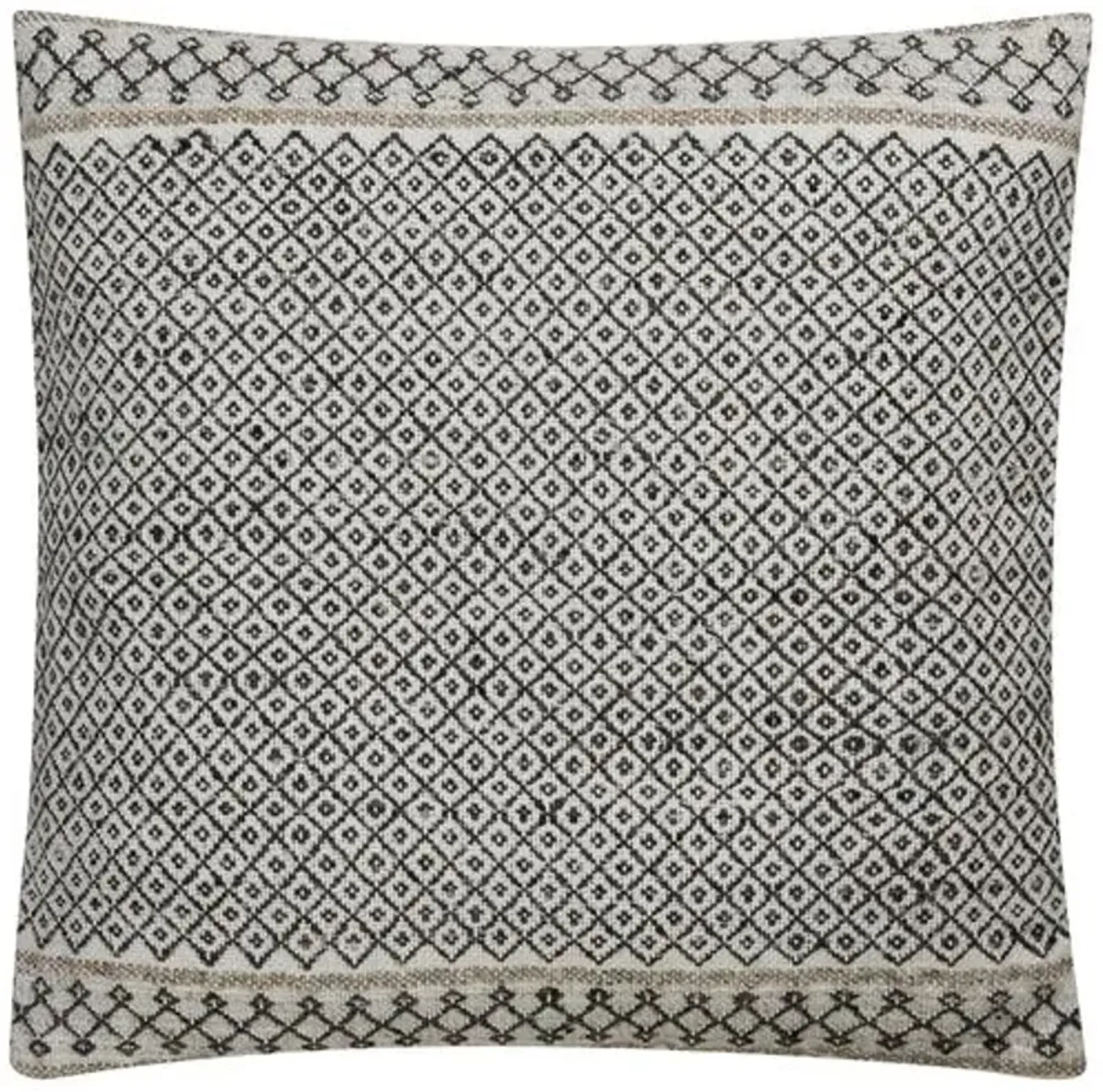 Scoa 18x18 Pillow - Ivory/Charcoal