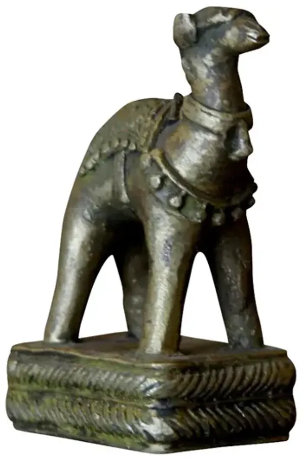 Brass Camel Statuette - de-cor - Handcrafted - Gold
