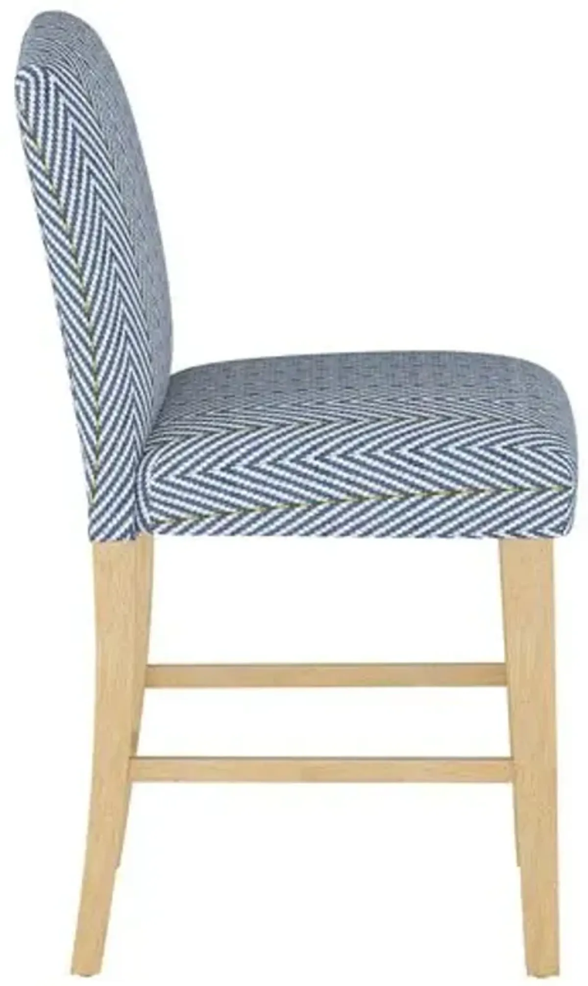 Marie Counter Stool, Herringbone - Handcrafted