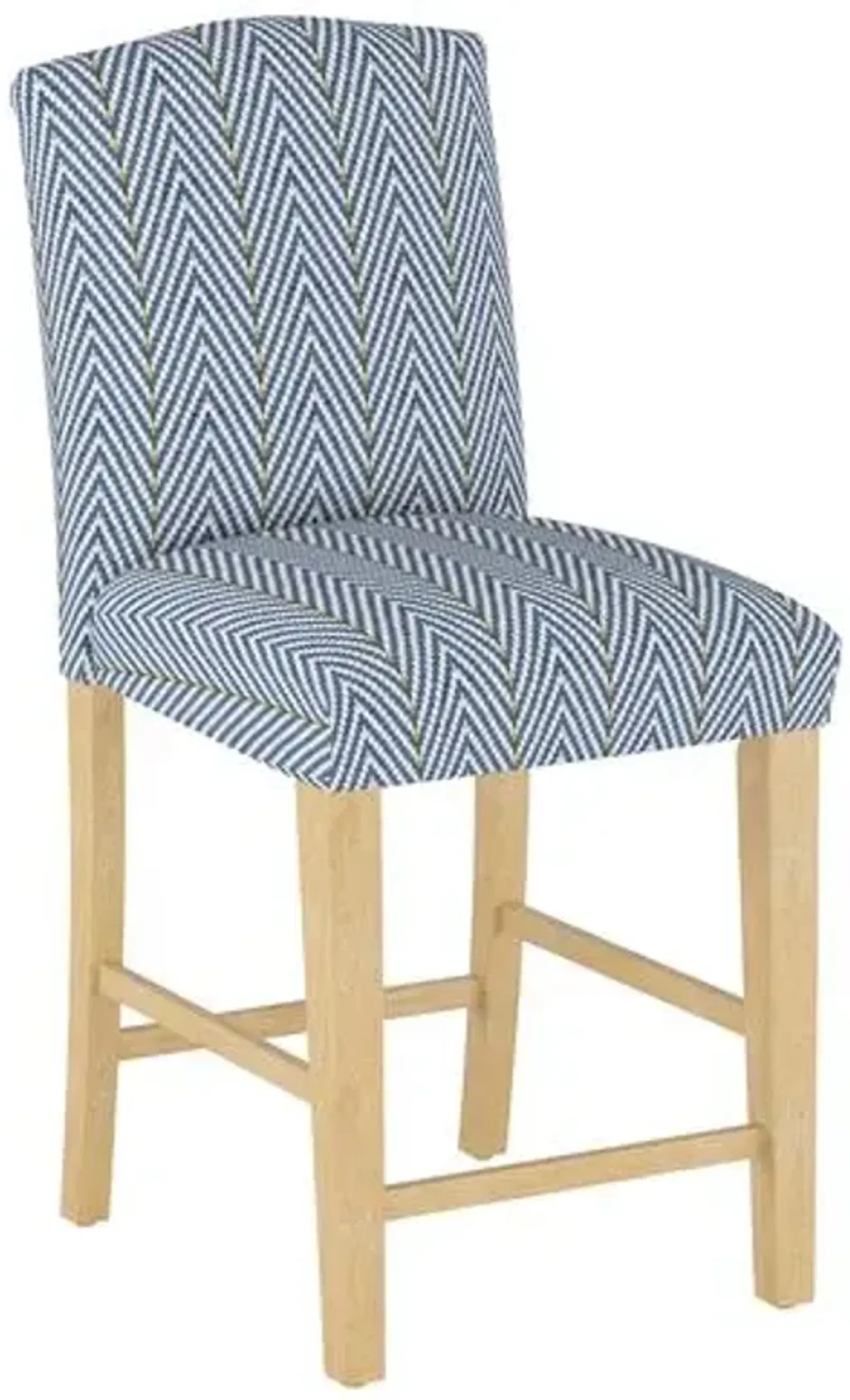 Marie Counter Stool, Herringbone - Handcrafted