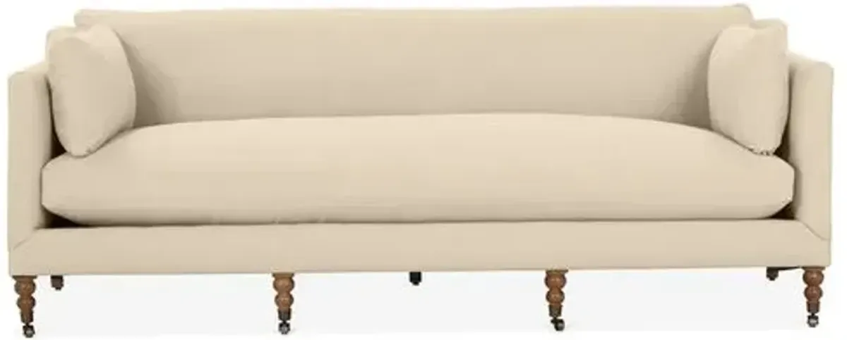 Margot 90" Crypton Sofa - Handcrafted