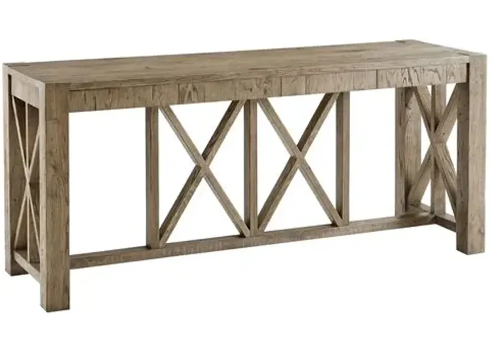 Orlando Bar Console - Toffee/Echo Oak - Theodore Alexander - Brown