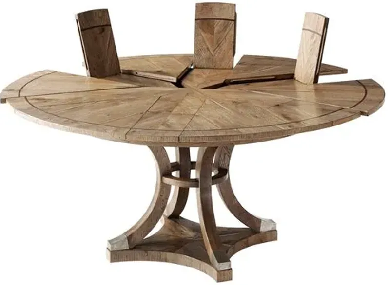 Devereaux Dining Table - Echo Oak - Theodore Alexander