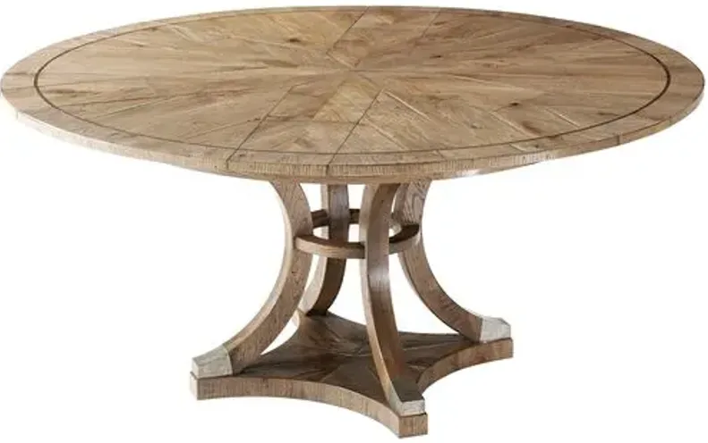 Devereaux Dining Table - Echo Oak - Theodore Alexander