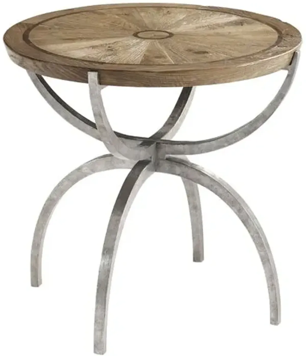 Weston Side Table - Echo Oak - Theodore Alexander - Brown