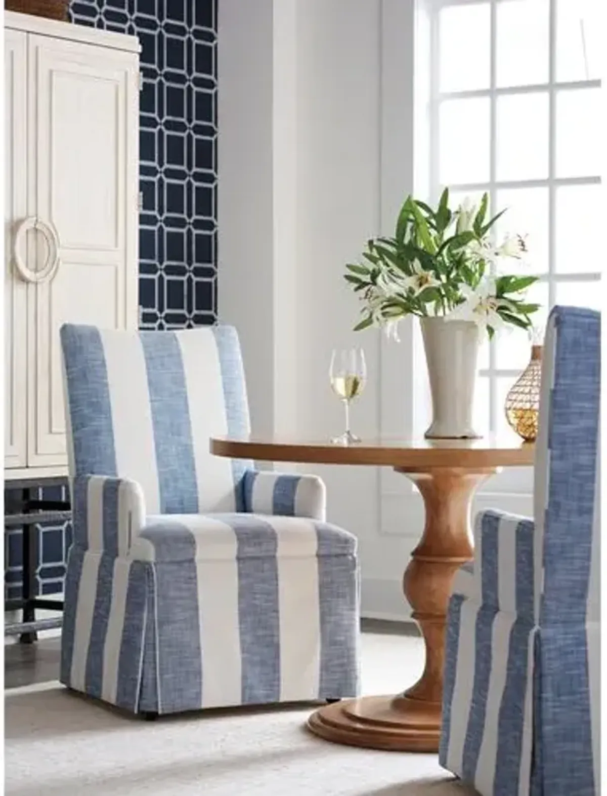 Mackenzie Armchair - Chambray - Barclay Butera - Blue