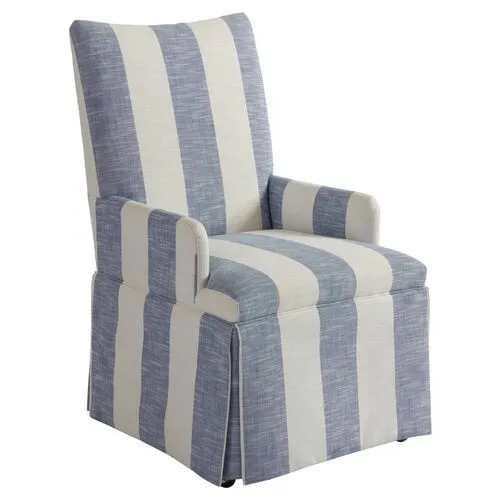 Mackenzie Armchair - Chambray - Barclay Butera - Blue