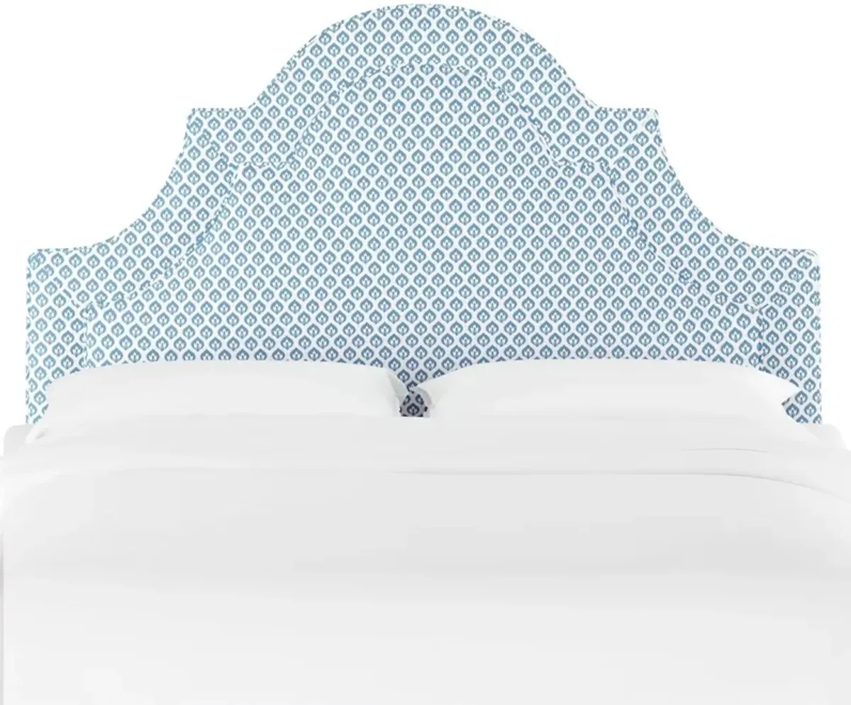 Kennedy Arched Headboard, Petal Floral