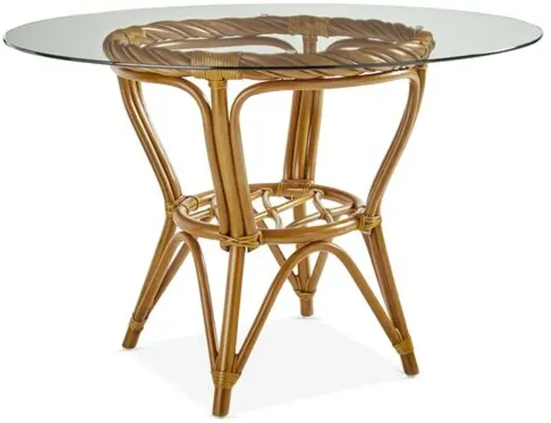 New Twist Rattan Round Dining Table - Natural - South Sea Rattan