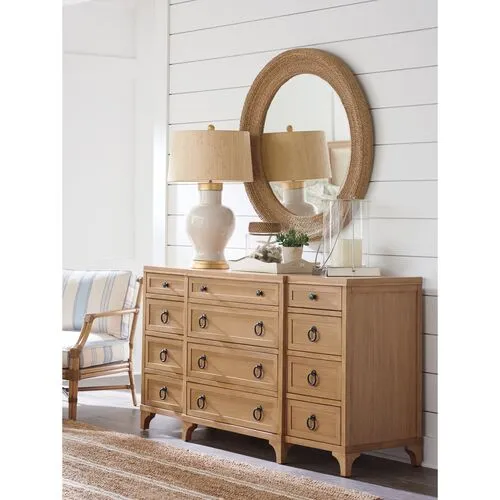 Garnet Breakfront Dresser - Sandstone - Barclay Butera - Brown