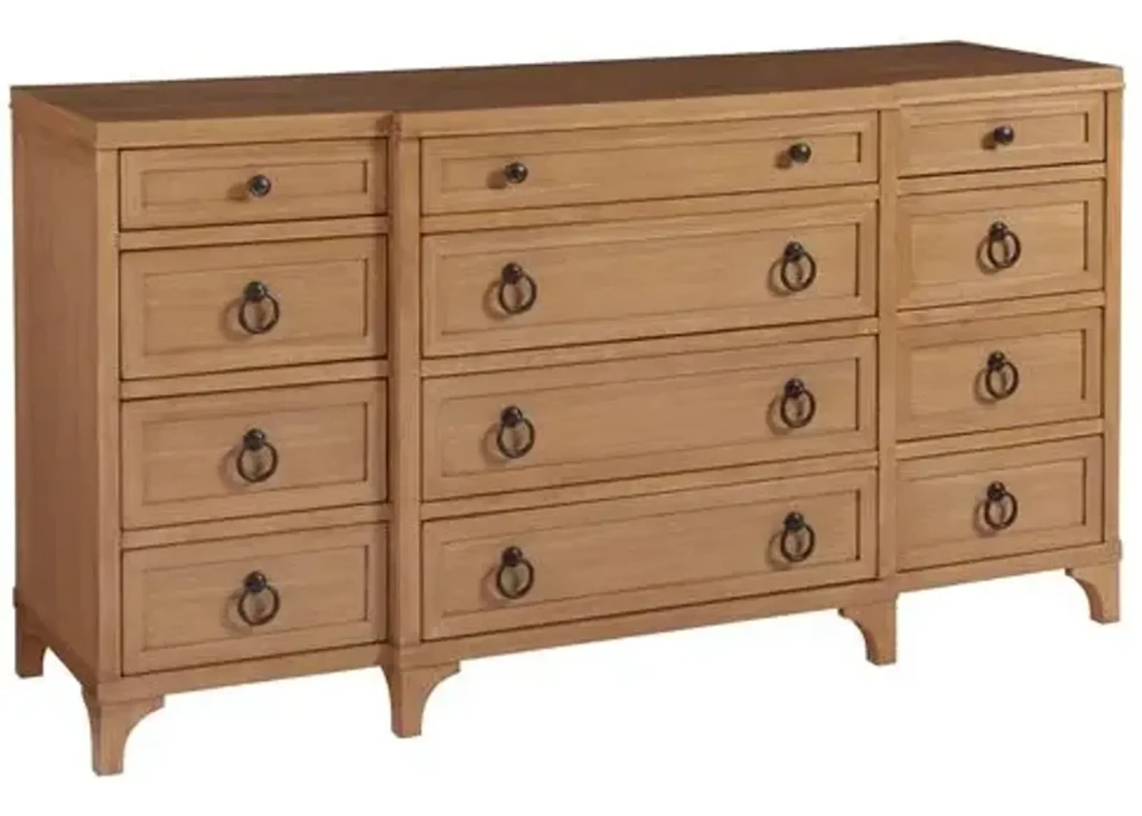 Garnet Breakfront Dresser - Sandstone - Barclay Butera - Brown