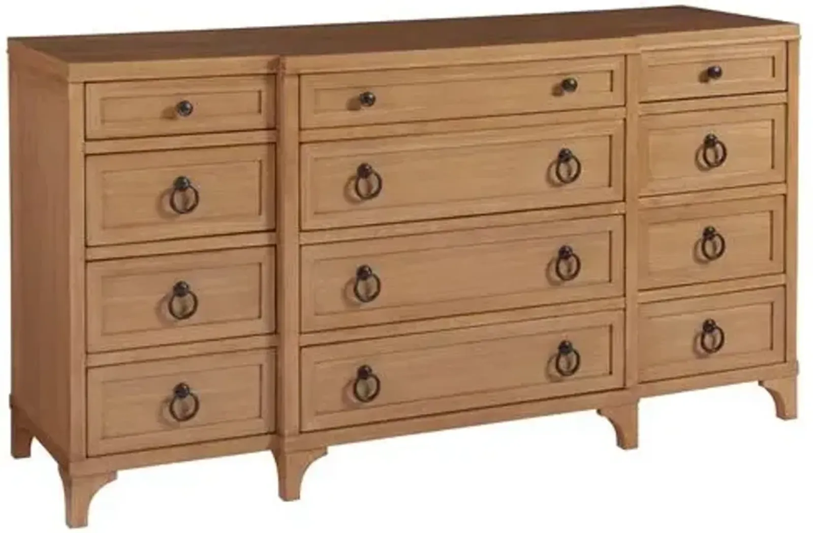 Garnet Breakfront Dresser - Sandstone - Barclay Butera - Brown