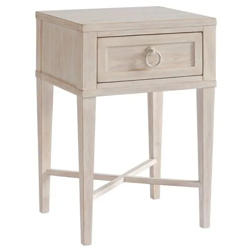 Clay Nightstand - Whitewash - Barclay Butera