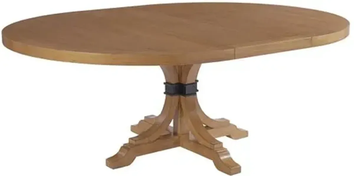 Magnolia Extension Dining Table - Sandstone - Barclay Butera