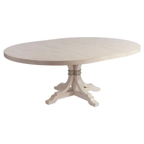 Magnolia Extension Dining Table - Whitewash - Barclay Butera