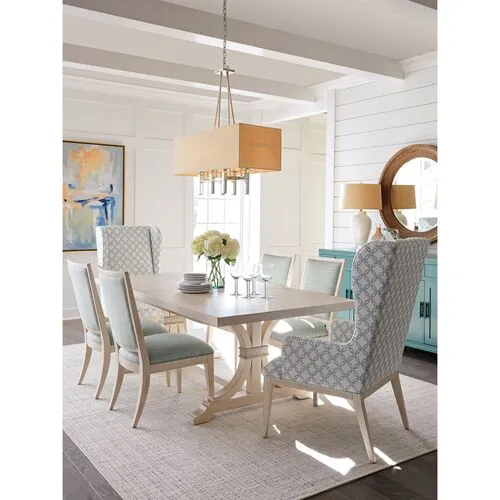 Oceanfront Extension Dining Table - Whitewash - Barclay Butera