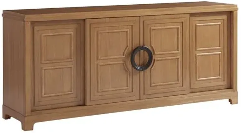 Leeward Media Console - Sandstone - Barclay Butera - Brown