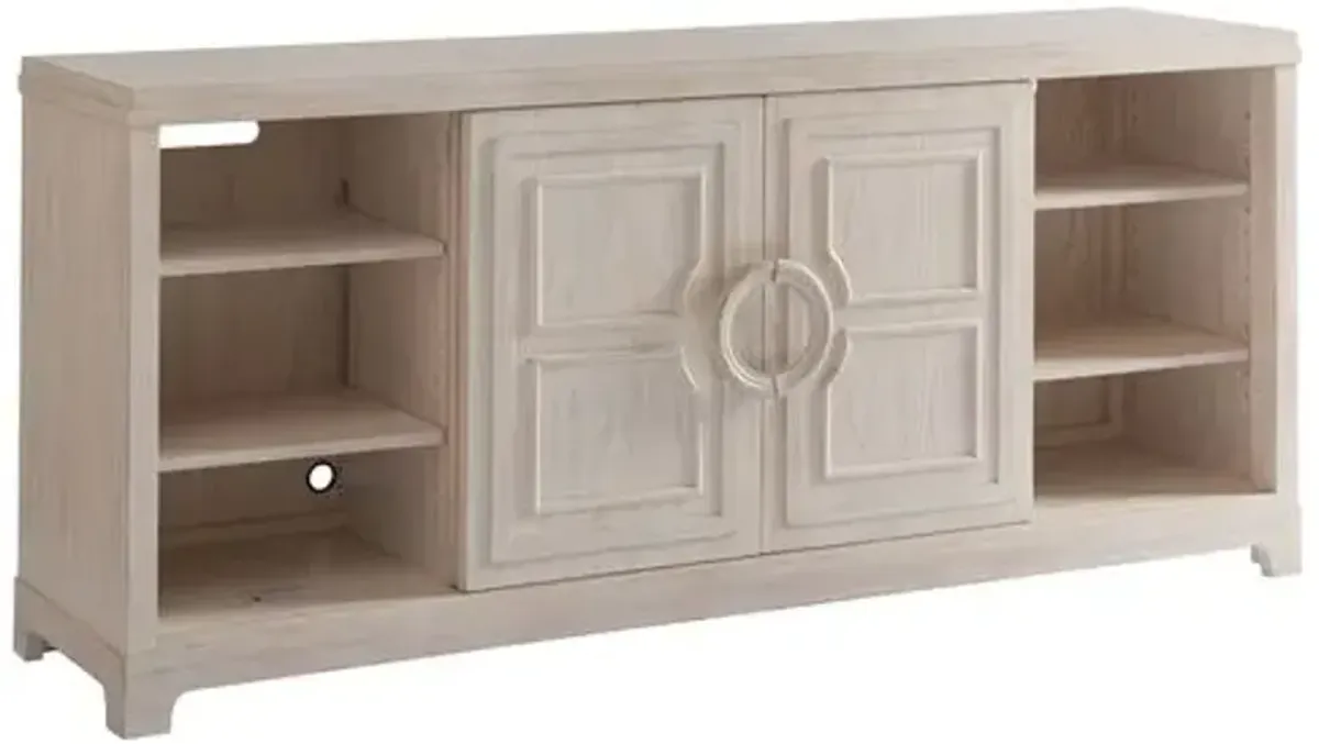 Leeward Media Console - Whitewash - Barclay Butera - Ivory