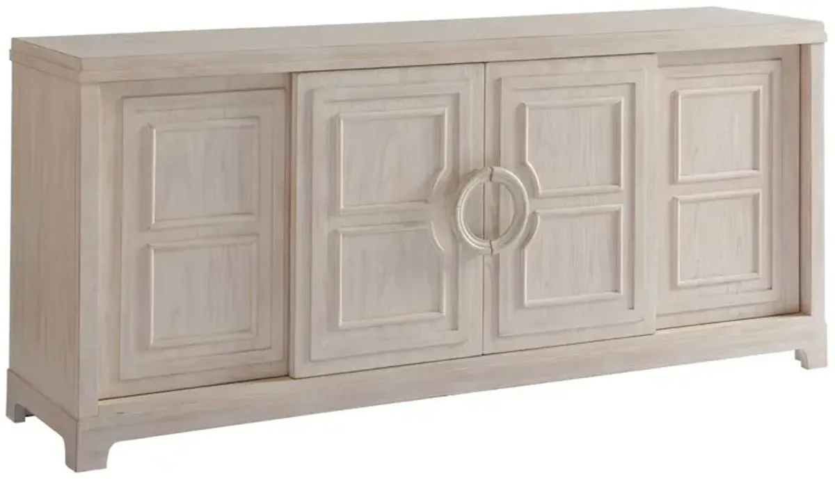 Leeward Media Console - Whitewash - Barclay Butera - Ivory